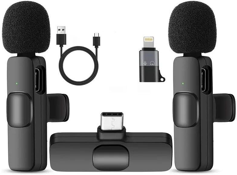 Reedeal K9 Professional Wireless Mic Kit for iPhone Video & Vlogging Camera Microphone-image-42
