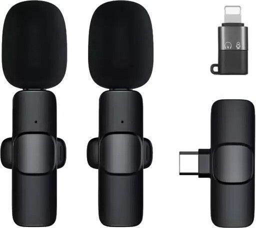 AWD Dual Wireless Microphone for YouTube, Recording for Compatible Android & iPhone Camera Microphone-image-33
