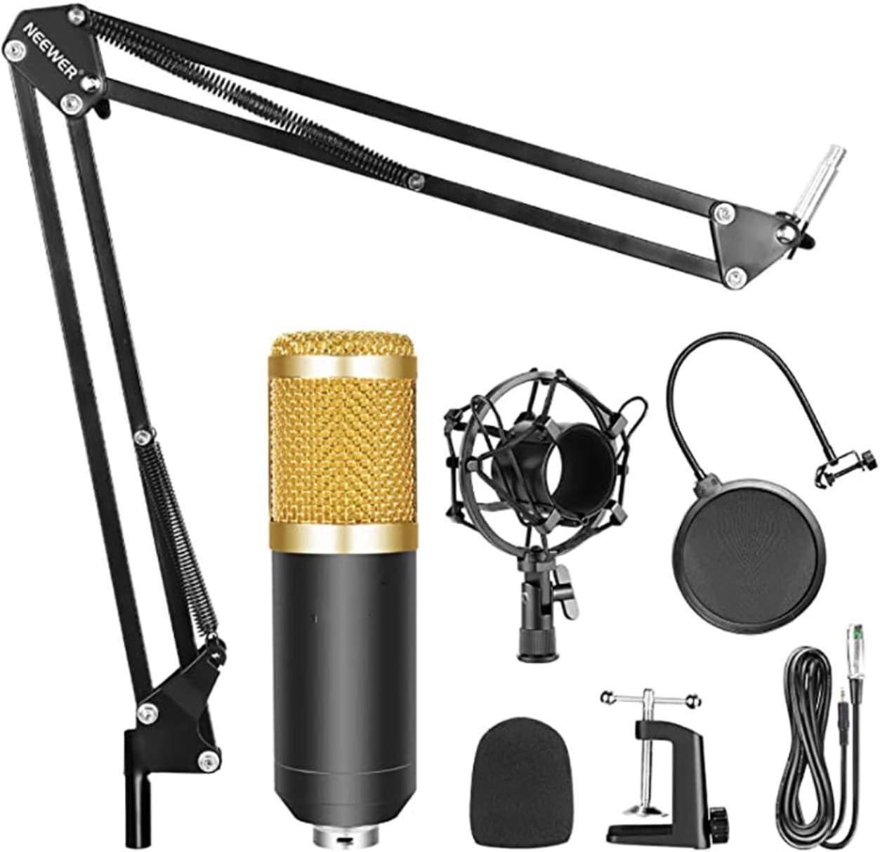 DawnRays BM800 Condenser Microphone Set for Studio Recording Mic for Youtube Singing Camera Microphone-picture-43