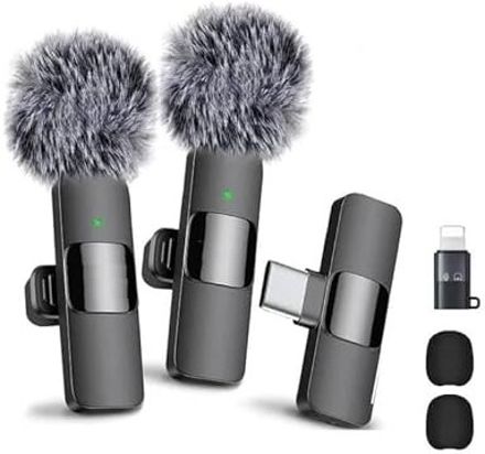 VitalWear K9 Furry Wireless Mic for Type-C & iPhone – Vlogging & Streaming Mic Camera Microphone-image-30