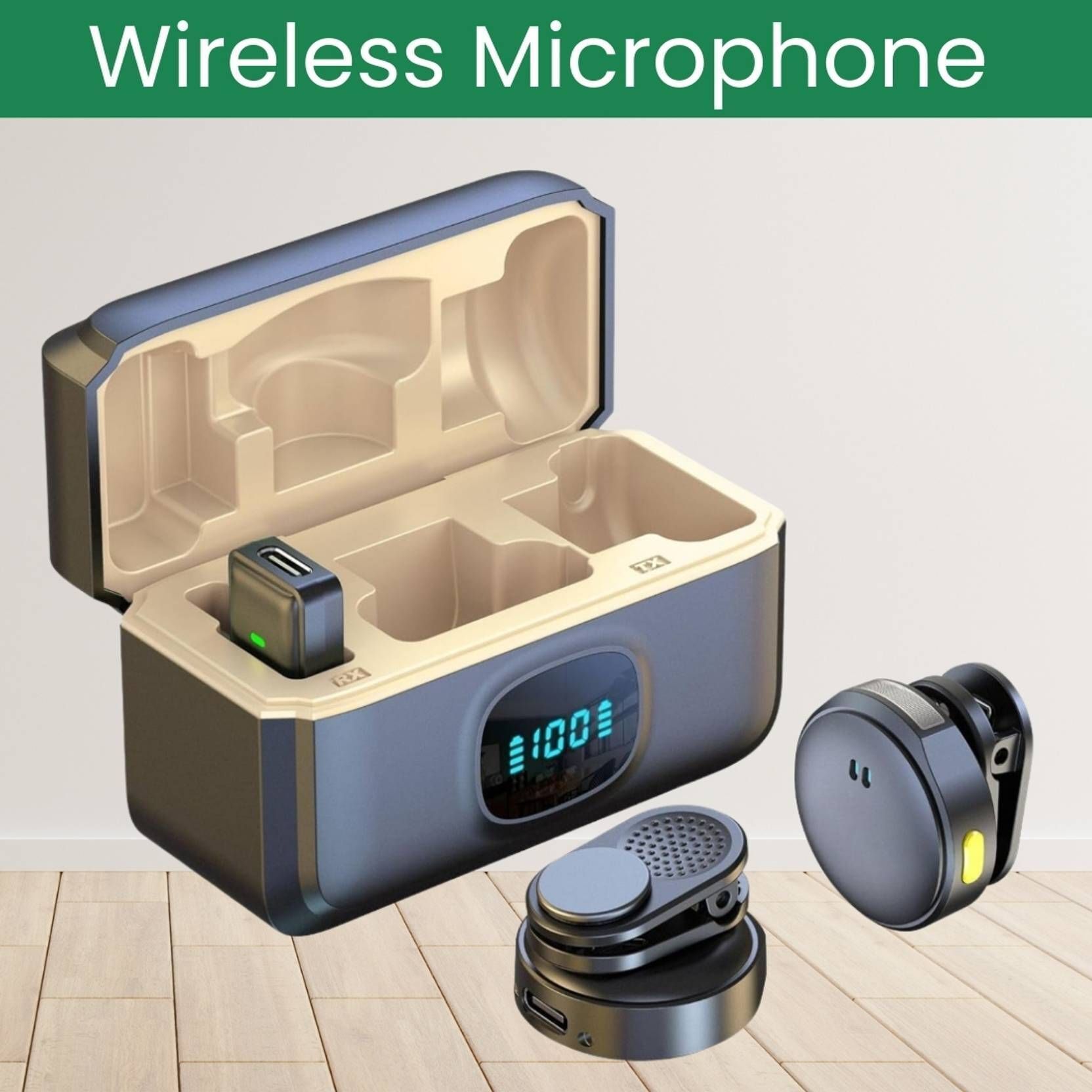 HK HUB Q8 Wireless Microphone for Speech Recording Camera Microphone-picture-21