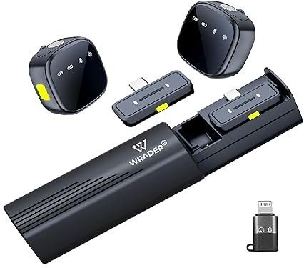 BfsTeckt K26 Microphone Wireless Clip-On Omni Lavalier Mic for Insta Singing reels&Mobile Camera Microphone