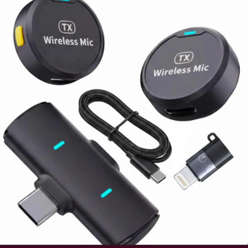 FITRIC M1 Plug and Play Wireless Lavalier Microphone for Vlog Recording @ 885 Camera Microphone-picture-33
