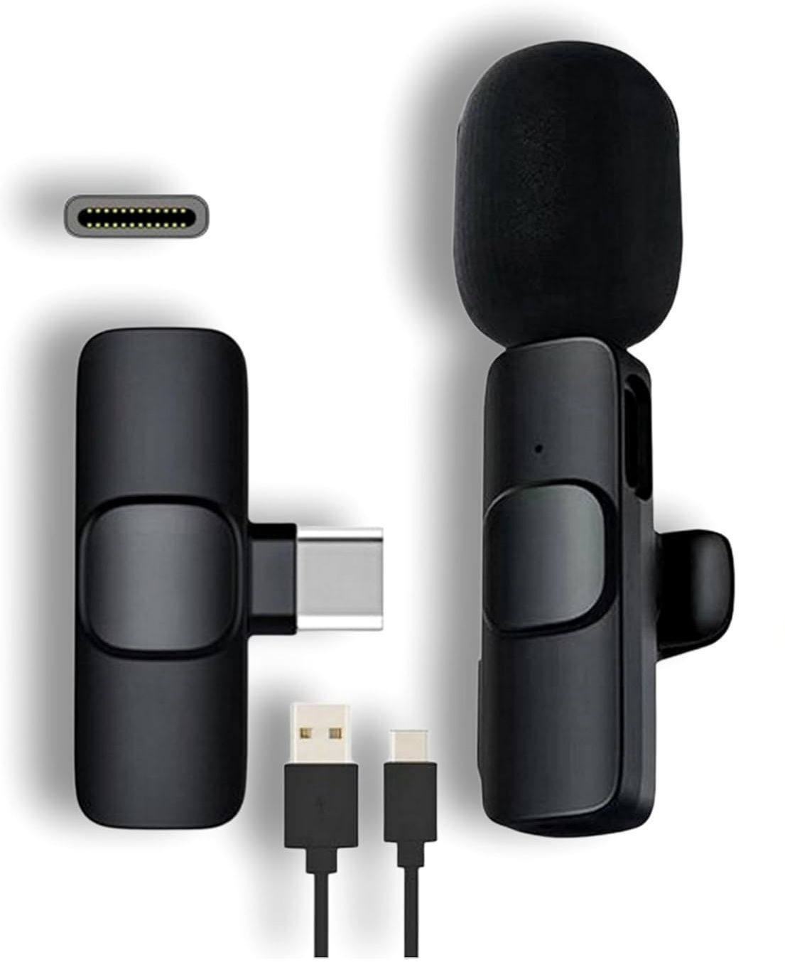 RSV K8 WirelessCollar MicMini Lapel Compatiable With iPhon&Android Microphone Camera Microphone-picture-31