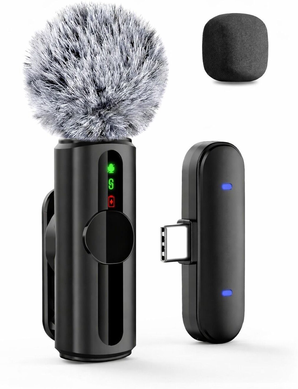 DawnRays Mic for YouTube - Lavalier Collar Mic with Receiver for YouTube Vlogging Podcast Camera Microphone-image-33