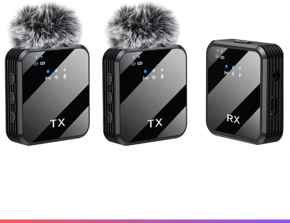 NETZI F11-2 Dual Wireless Mic for Youtuber,vlogging,recording 0127 Camera Microphone-picture-42