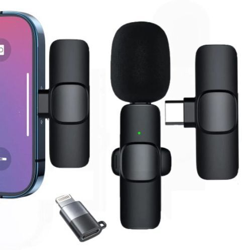 SS Store BNJ_149A_K8 WIRELESS COLLER MICROPHONE FOR UTUBE,VLOGGING,REELS & LIVE STREAMING Camera Microphone-image-20
