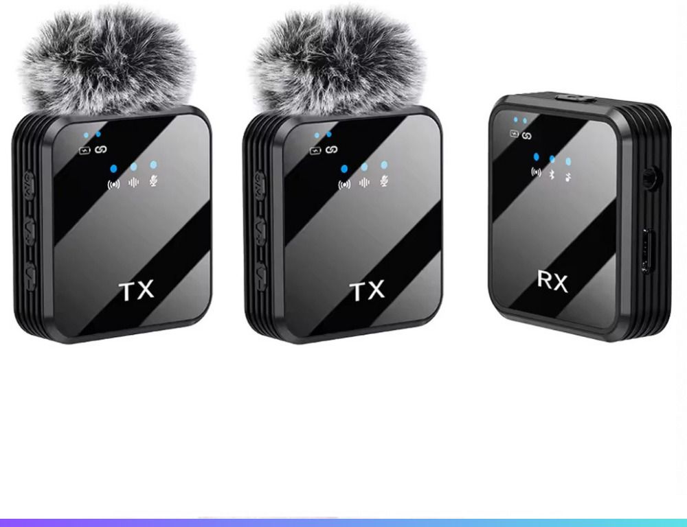 NETZI F11-2 Dual Wireless Mic for Youtuber,vlogging,recording 0118 Camera Microphone-picture-17