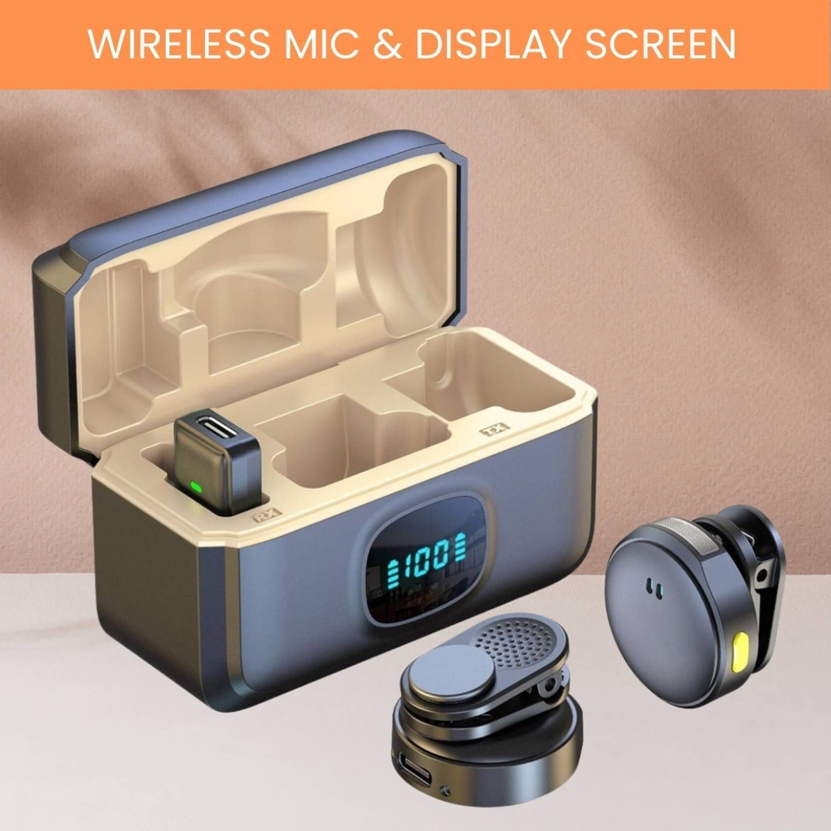 HK HUB Q8 Wireless Microphone for Smart Devices Camera Microphone-picture-31