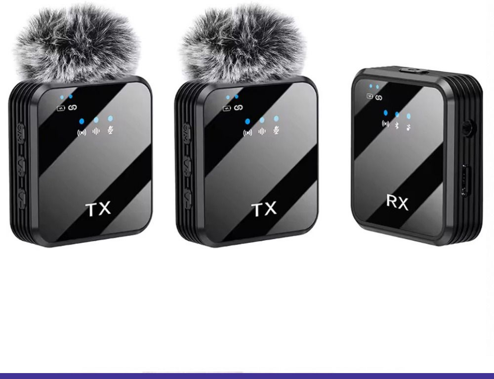 NETZI F11-2 Dual Wireless Mic for Youtuber,vlogging,recording 0131 Camera Microphone-picture-28