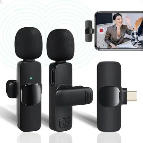SS Store LH-K8 Wireless Lavalier Microphone for Video Recording, Youtube, Vlog, Tiktok Camera Microphone-picture-38