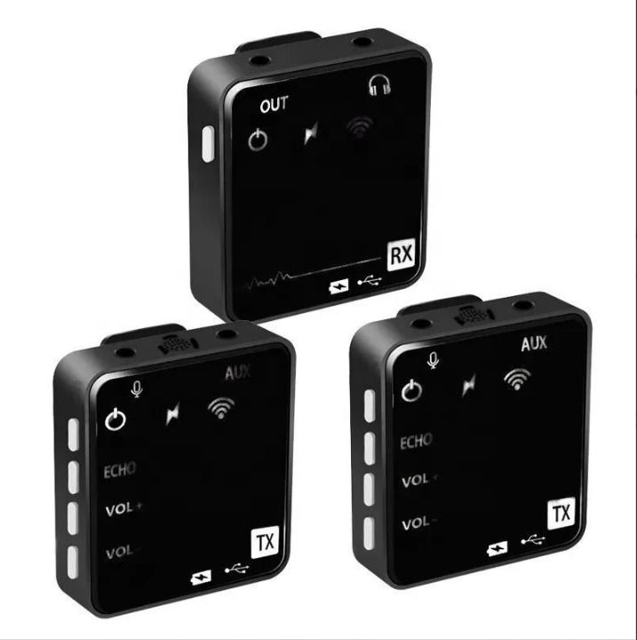 V88R K3 Dual Wireless Microphone for Podcast, Interview & Vlogging Use Camera Microphone-image-18