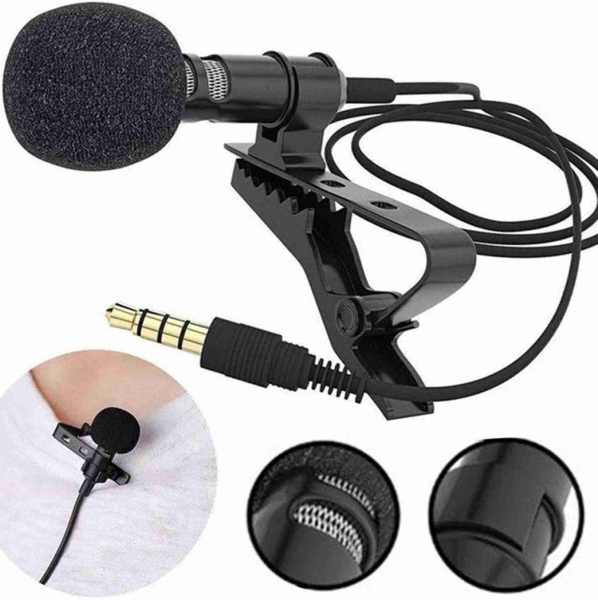 JANGI 3.5mm Clip Microphone 1.5mtr wire For Youtube, Voice Recording Tx33 Camera Microphone-picture-24