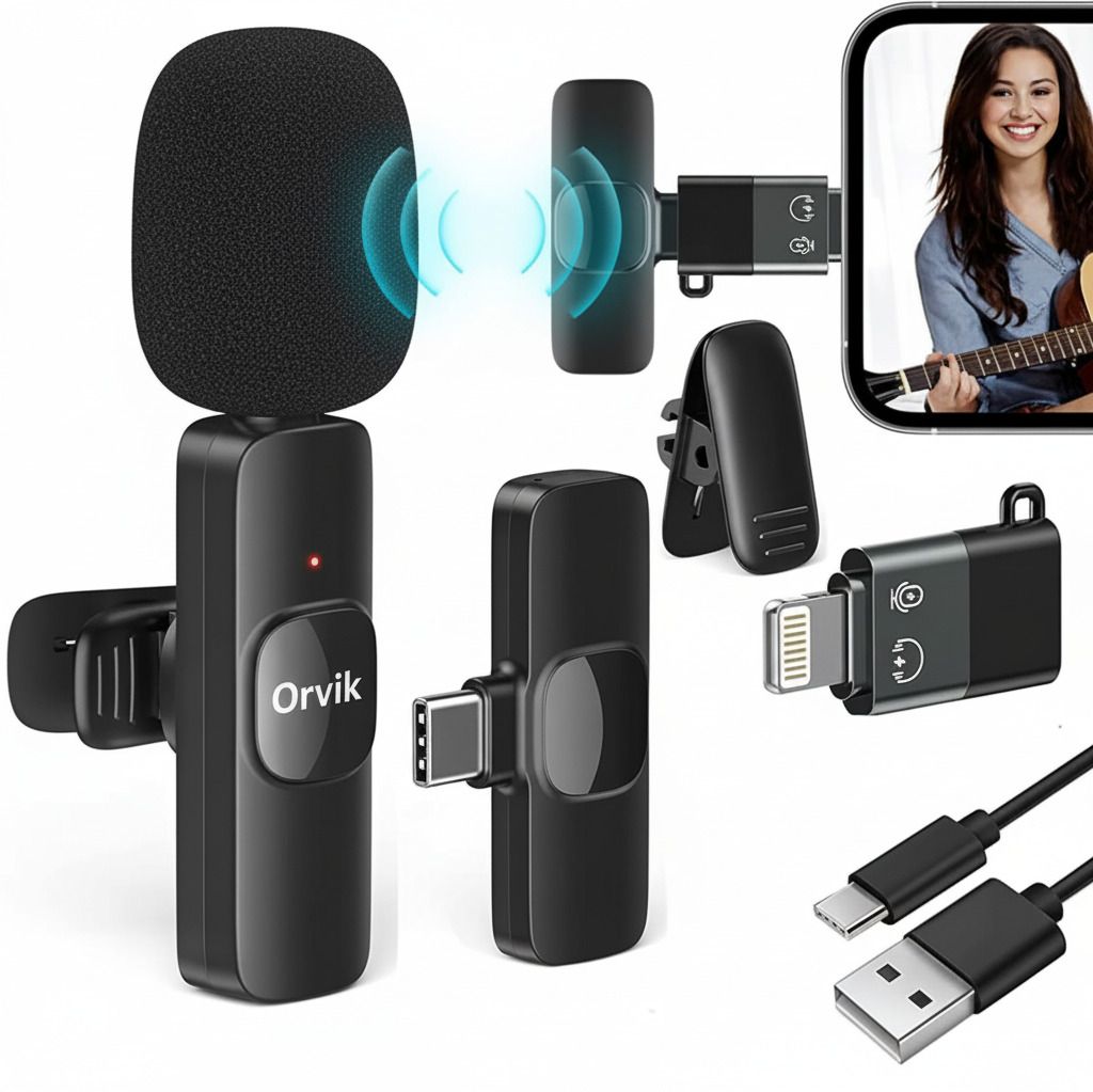 Orvik K8-BLACK Camera Microphone-picture-14