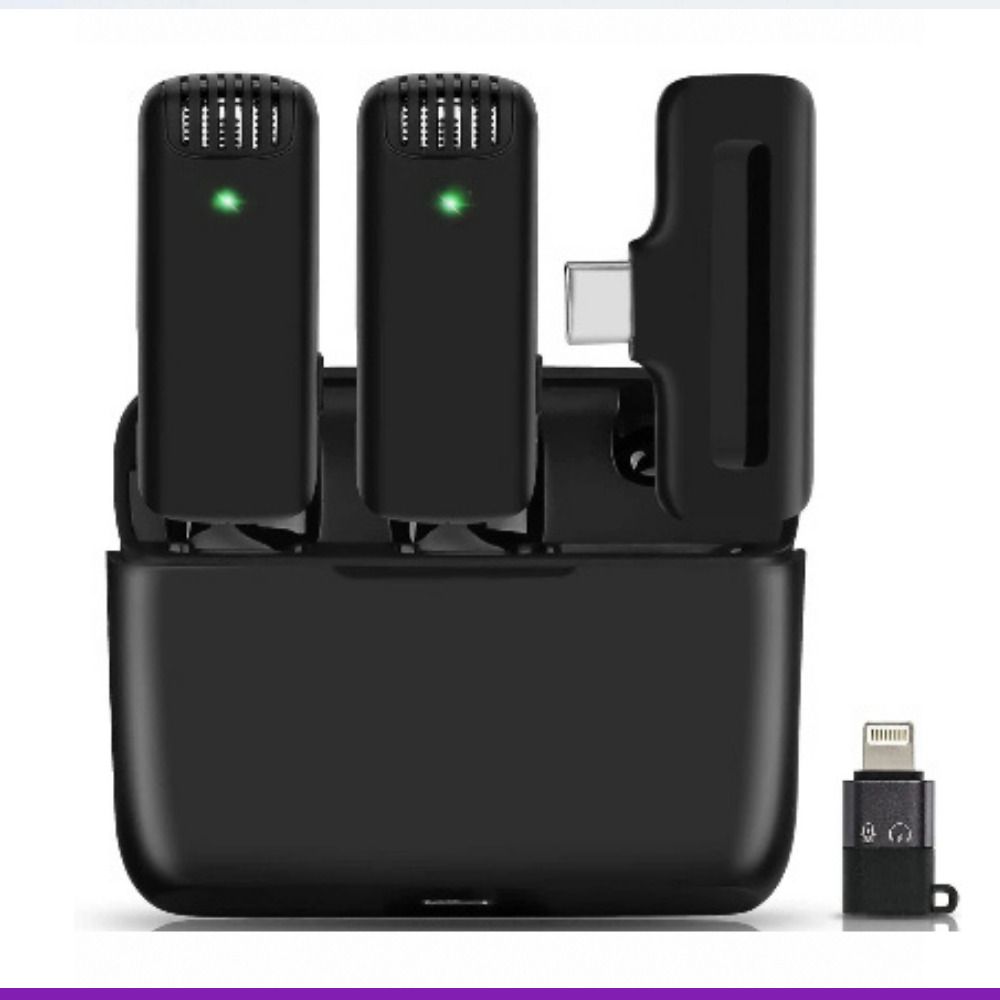 FITRIC J13 Wireless Mic for Video Recording, YouTube, Facebook, Live Stream @908 Camera Microphone-image-41