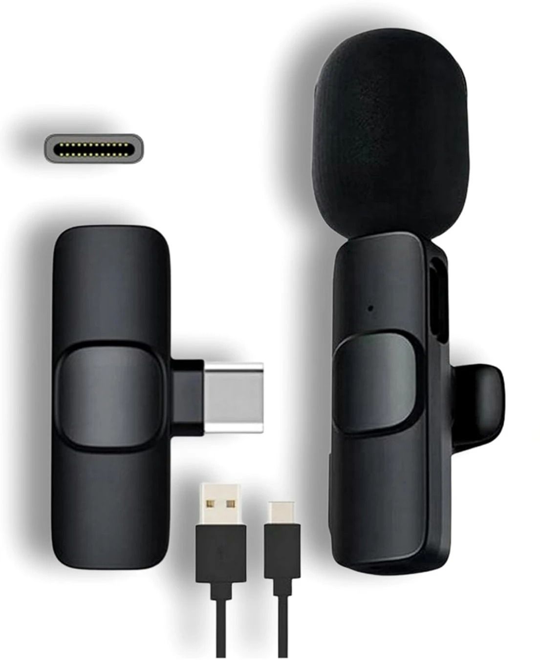 WIRKLICH K8 Clip-On Wireless Microphone for Vlogging, Video Recording, and Live Streaming Camera Microphone-picture-13