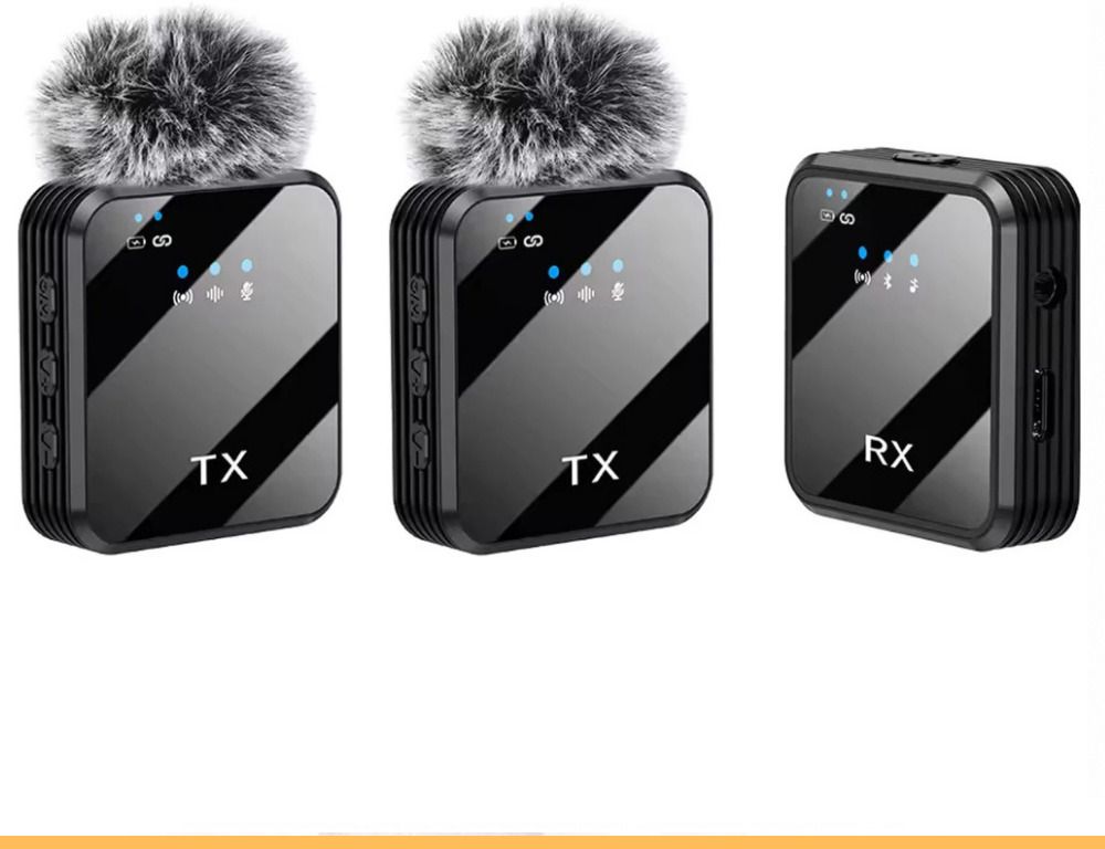 NETZI F11-2 Dual Wireless Mic for Youtuber,vlogging,recording 0130 Camera Microphone-image-36