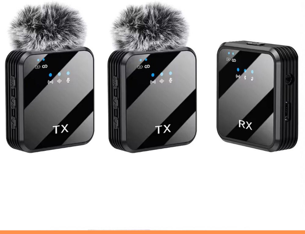 NETZI F11-2 Dual Wireless Mic for Youtuber,vlogging,recording 0105 Camera Microphone-picture-34