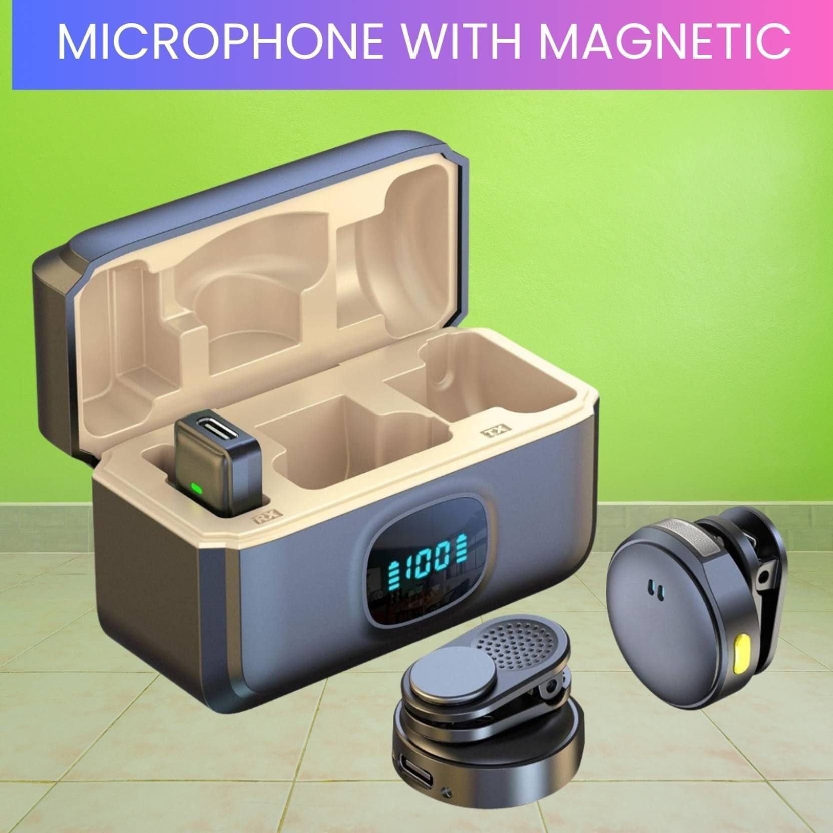 HK HUB Q8 Wireless Mic for Creator Sound Recording Camera Microphone-picture-18