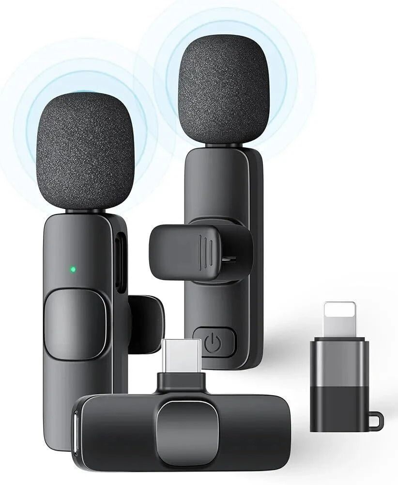 SterlingBazaar Wireless Bluetooth Collar Mic for Youtubers – Ideal Microphone Camera Microphone-image-29