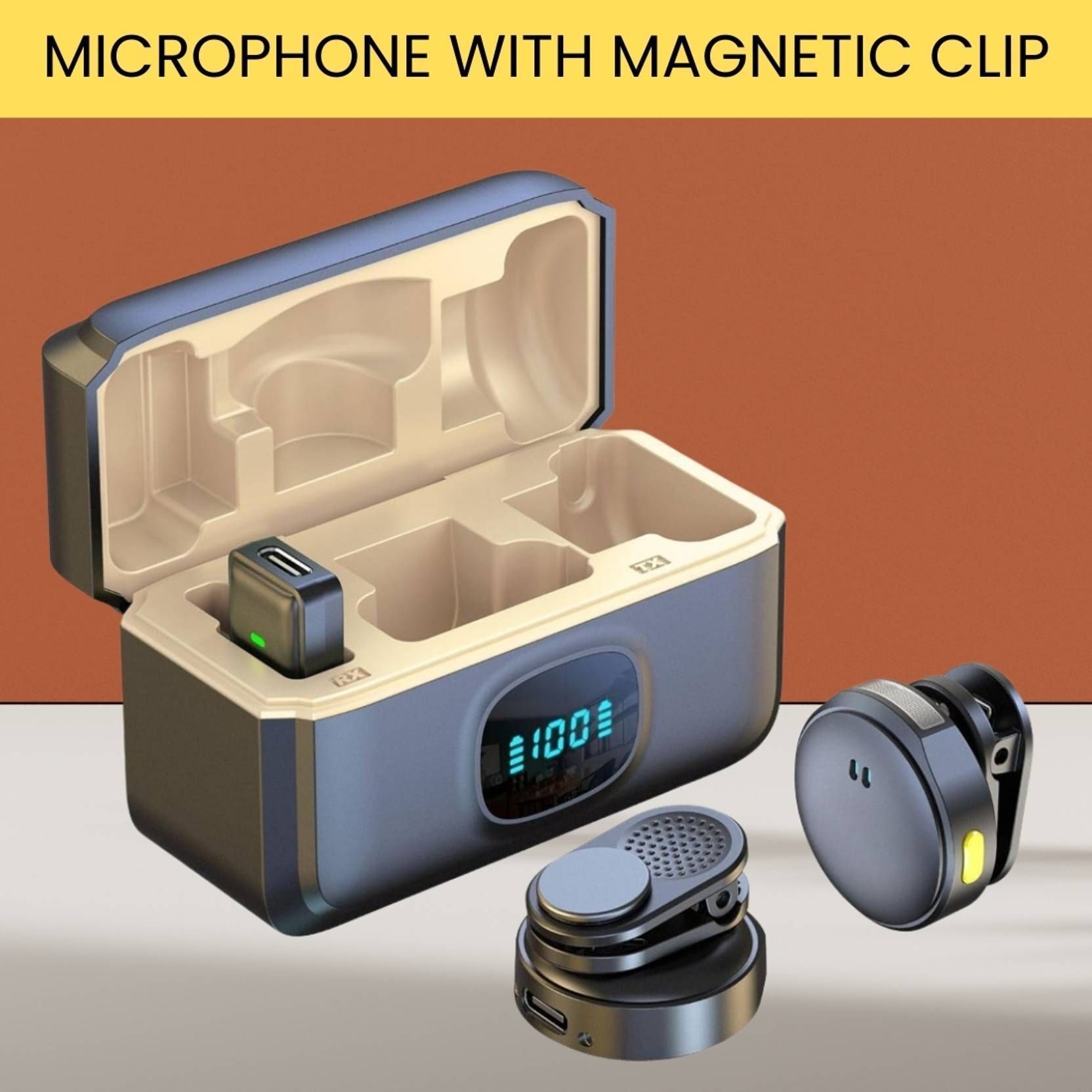 HK HUB Q8 Wireless Microphone for Clean Sound Recording Camera Microphone-picture-38