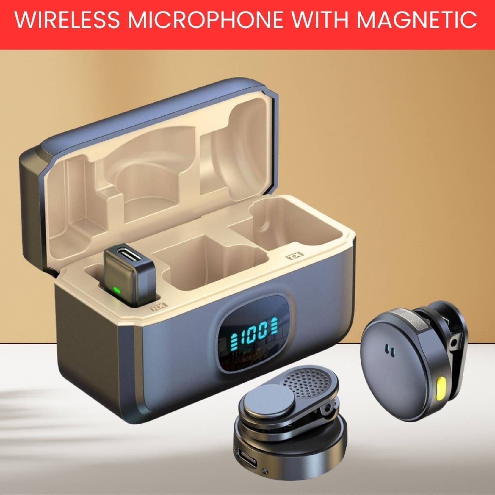 HK HUB Q8 Wireless Mic for Voice Audio Recording Camera Microphone-picture-40