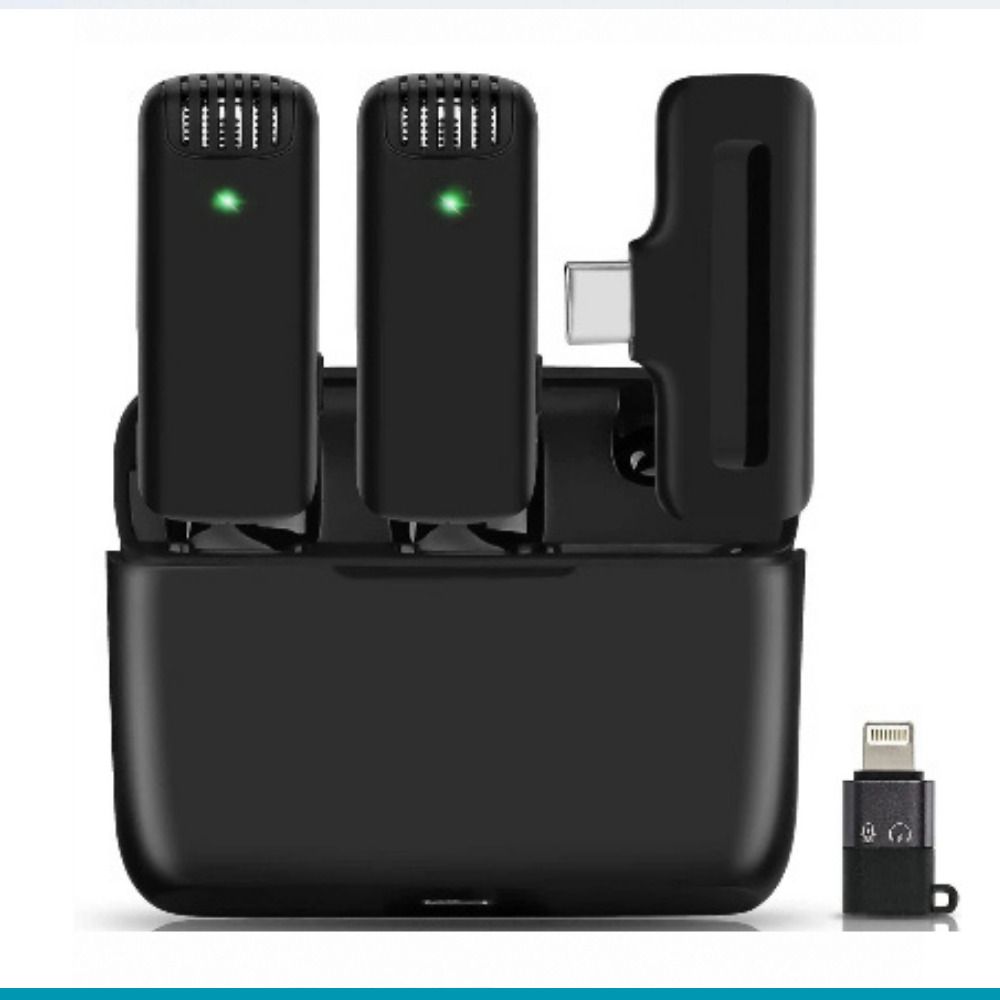 FITRIC J13 Wireless Mic for Video Recording, YouTube, Facebook, Live Stream @905 Camera Microphone-picture-40