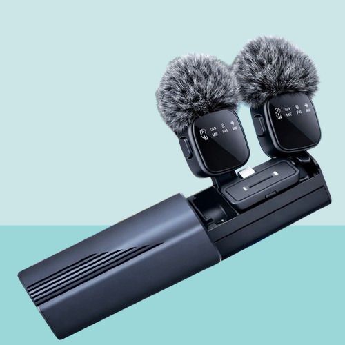 HRYFiNE K26 2.4G Wireless Microphone for iOS/Camera/Android/PC/Noise Cancelling,30h Use, Camera Microphone-picture-47