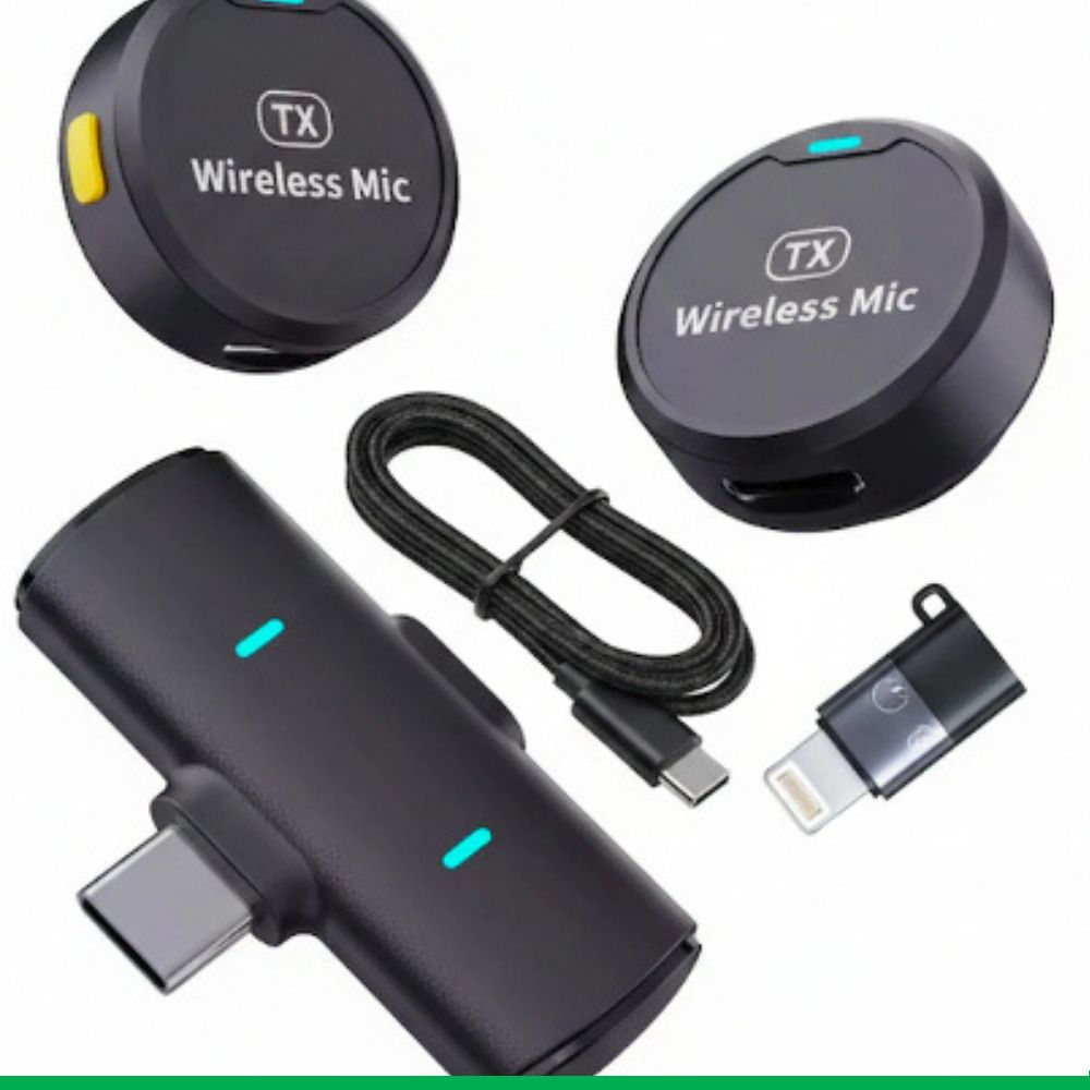 FITRIC M1 Plug and Play Wireless Lavalier Microphone for Vlog Recording @ 870 Camera Microphone-image-17