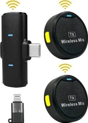 RelElseTech Pro Wireless Mic for YouTube & Recording | Type C & iPhone Support Camera Microphone-picture-23