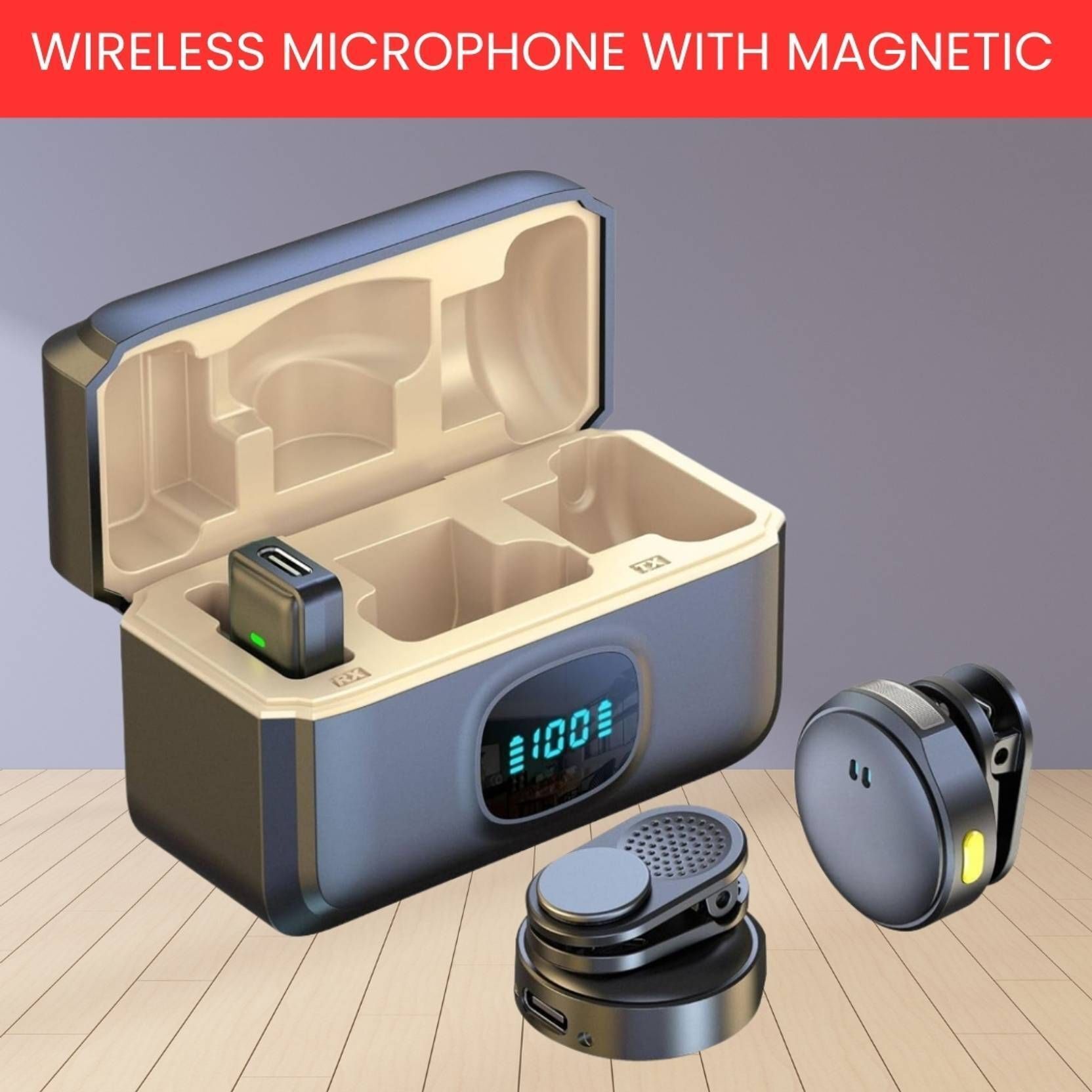 HK HUB Q8 Wireless Mic for Plug And Play Recording Camera Microphone-picture-22