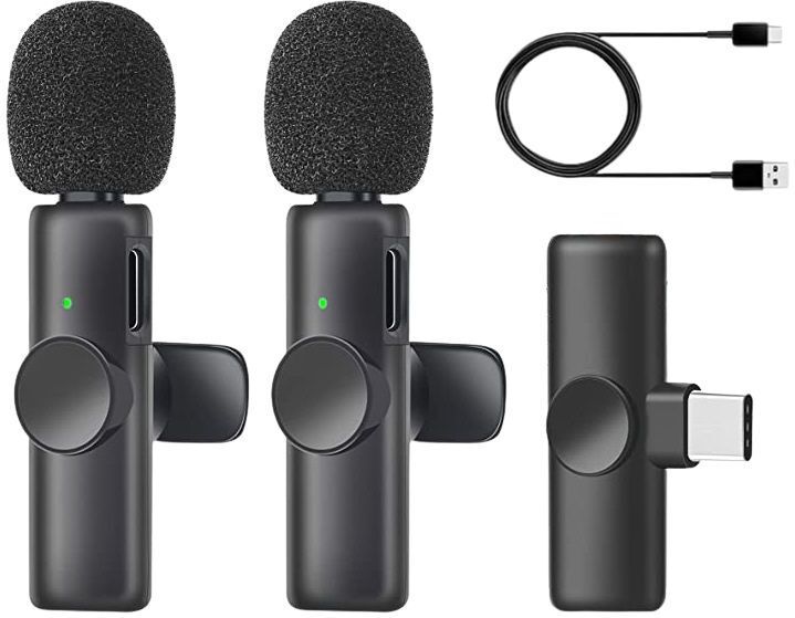 GADGETSWEAR K2 Single Wireless Lavalier Mic, Clip‑On for YouTube, Vlogging, Type‑C & iOS Camera Microphone-picture-16