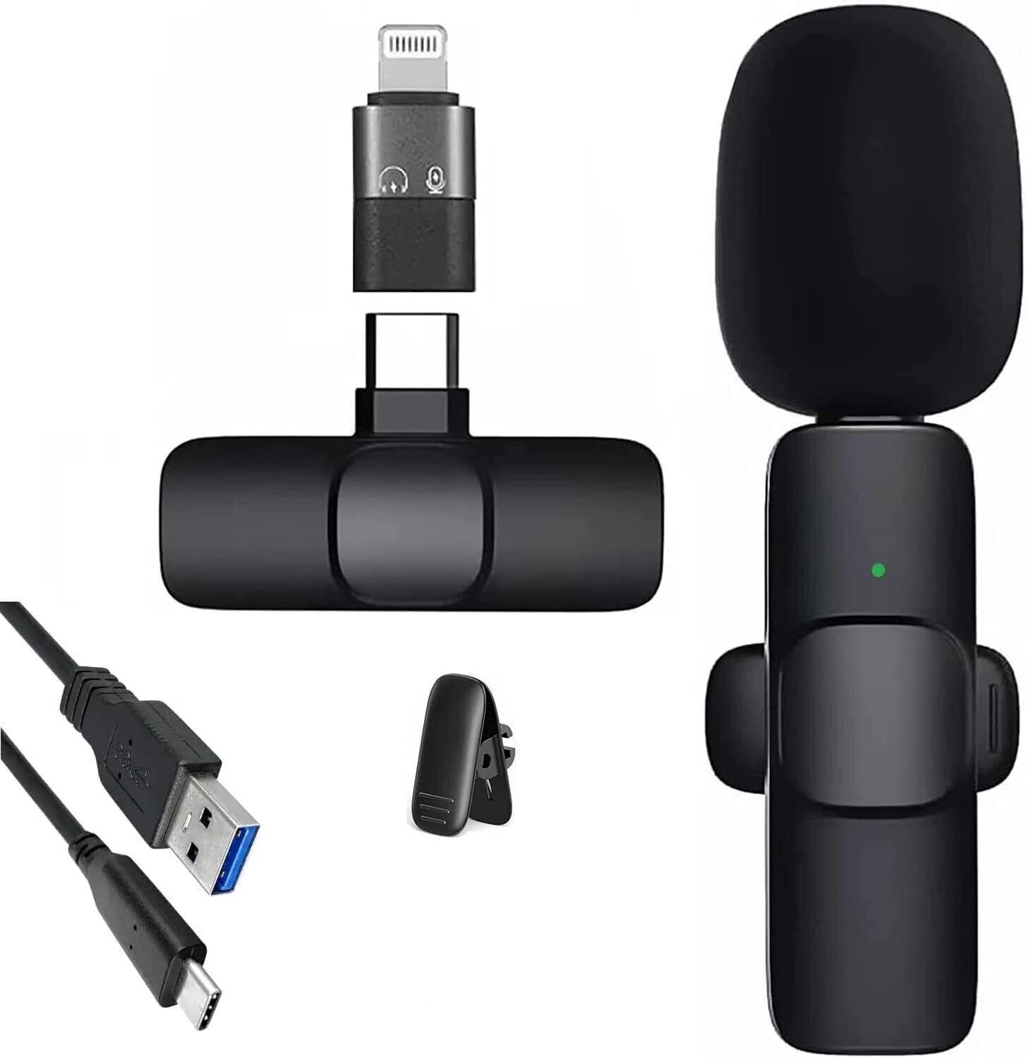 Perfx Wireless Microphone | Portable Lapel Mic for Smartphone, Live Streaming & Reels Camera Microphone-picture-21