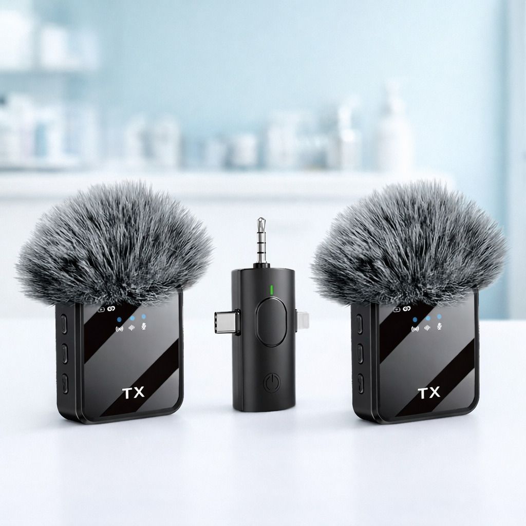 Good One F11 Microphone for iPhone/Android/Camera, Wireless Microphones Camera Microphone-image-13