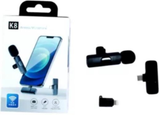 SS Store MIC60-IE125-K8 WIRELESS MIC FOR SMARTPHONE CAMERA WIRELESS MICROPHONE Camera Microphone-image-17
