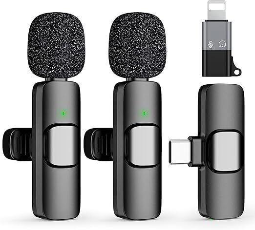Wtn k9 Wirelees mic with type c and ios pin Camera Microphone-picture-24