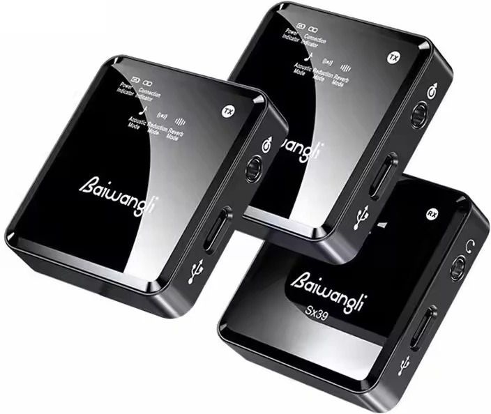 Soopii Wireless Microphone Transmitter & Receiver with ANC Noise Reduction Camera Microphone-image-28