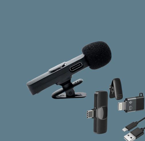 Wtn K8 Clip-On Mic – Wireless, Noise-Free for Vlogging & Streaming Camera Microphone-picture-14