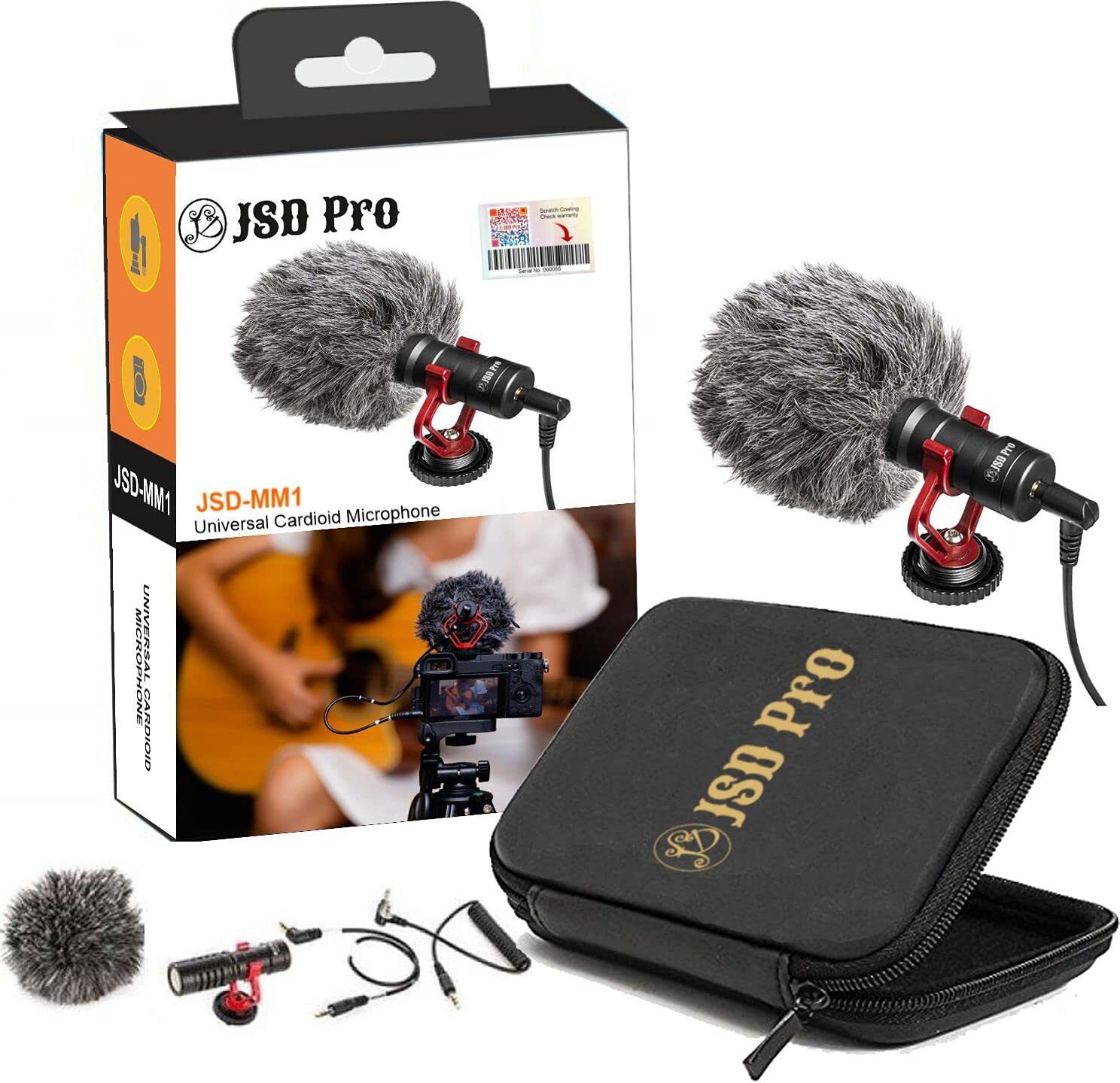 JSD PRO - JSD-MM1- Cardiod -Smarphone & Camera Microphone