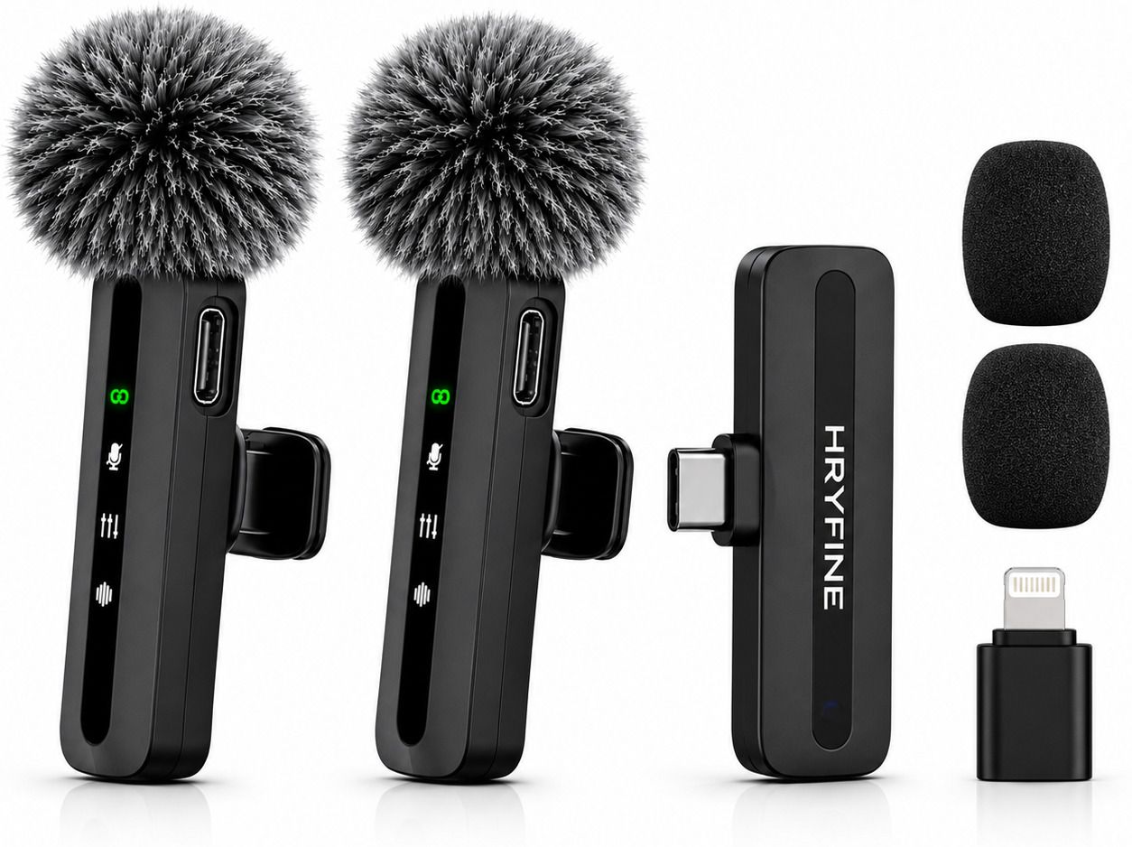 HRYFiNE SE83 2.4Ghz Wireless Microphone for Recording, Vlogging Camera Microphone-picture-40