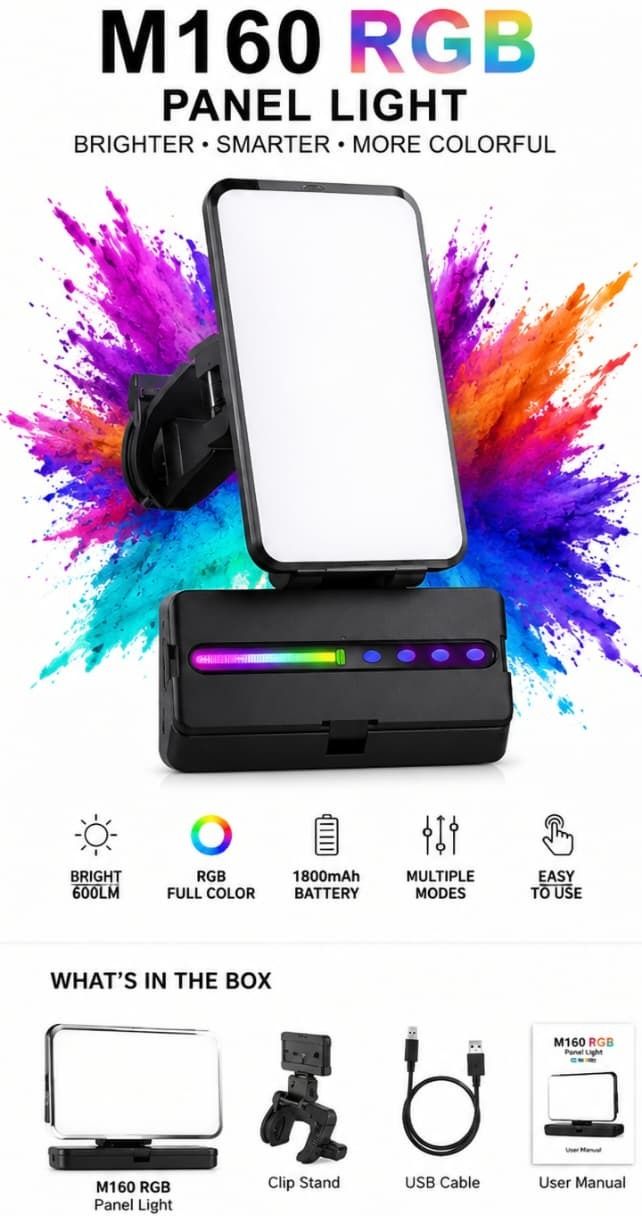Kashvi M160 RGB Camera Mobile Mod-image-1