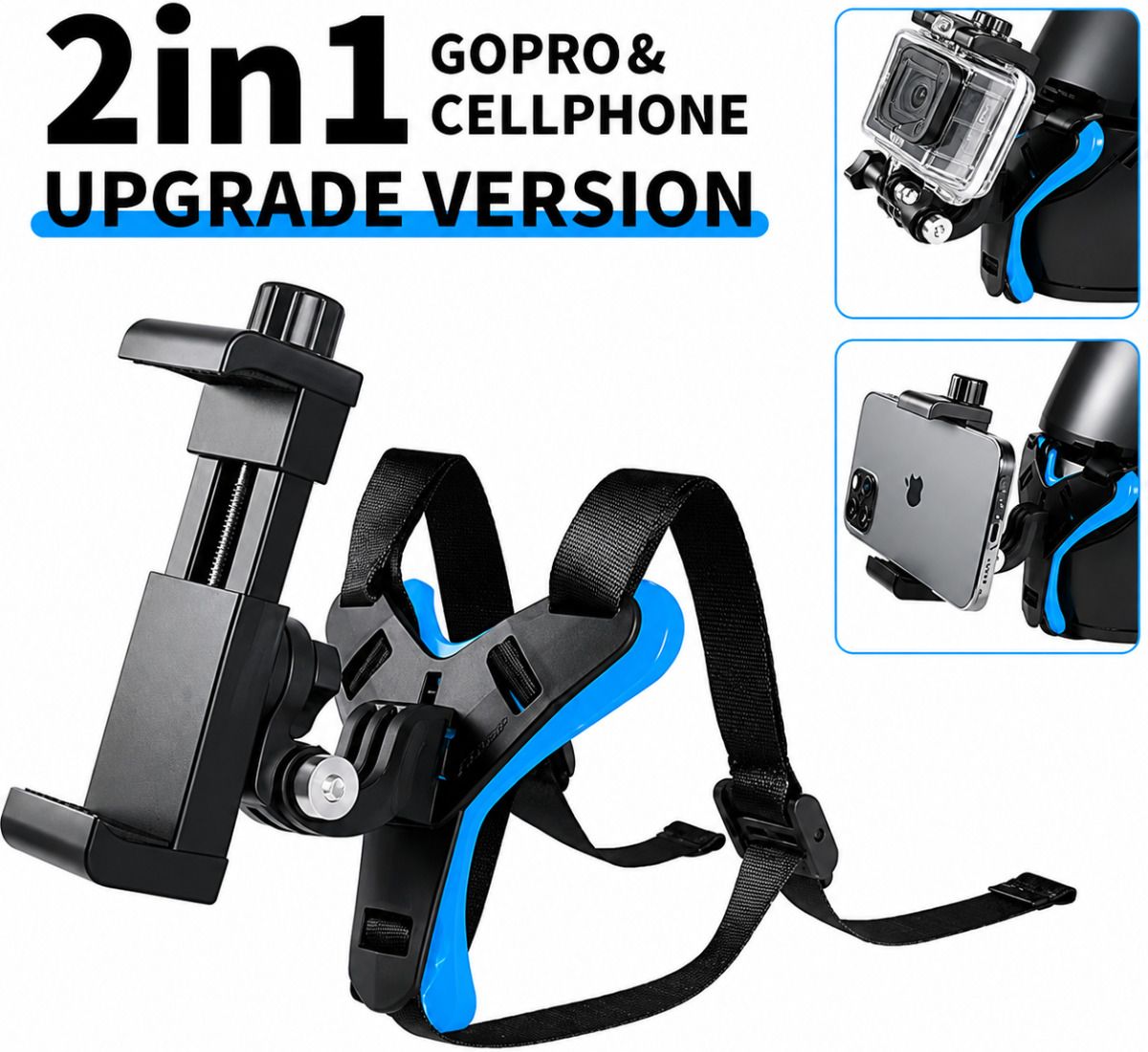 BIKER SHOPPEE Helmet Strap Camera Mount-picture-14