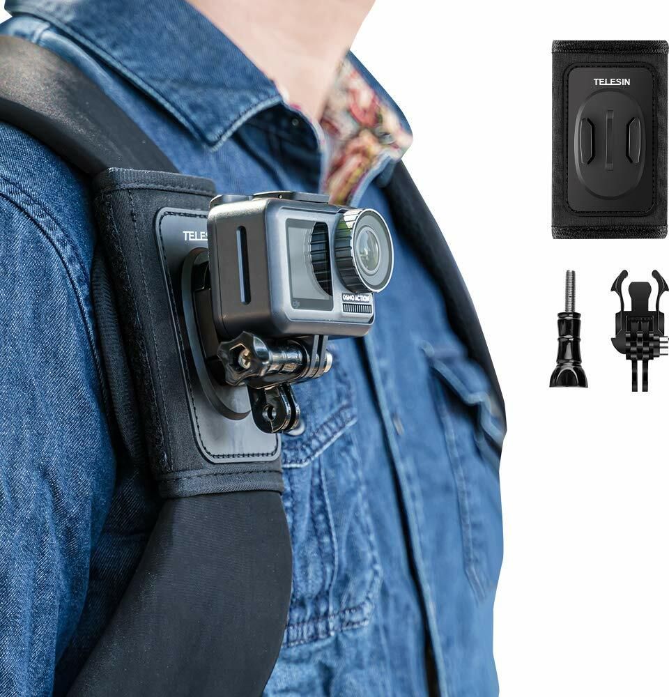 HOJI Backpack Shoulder Strap Mount for Camera, Adjustable Shoulder Pad & Strap Holder Strap-picture-13