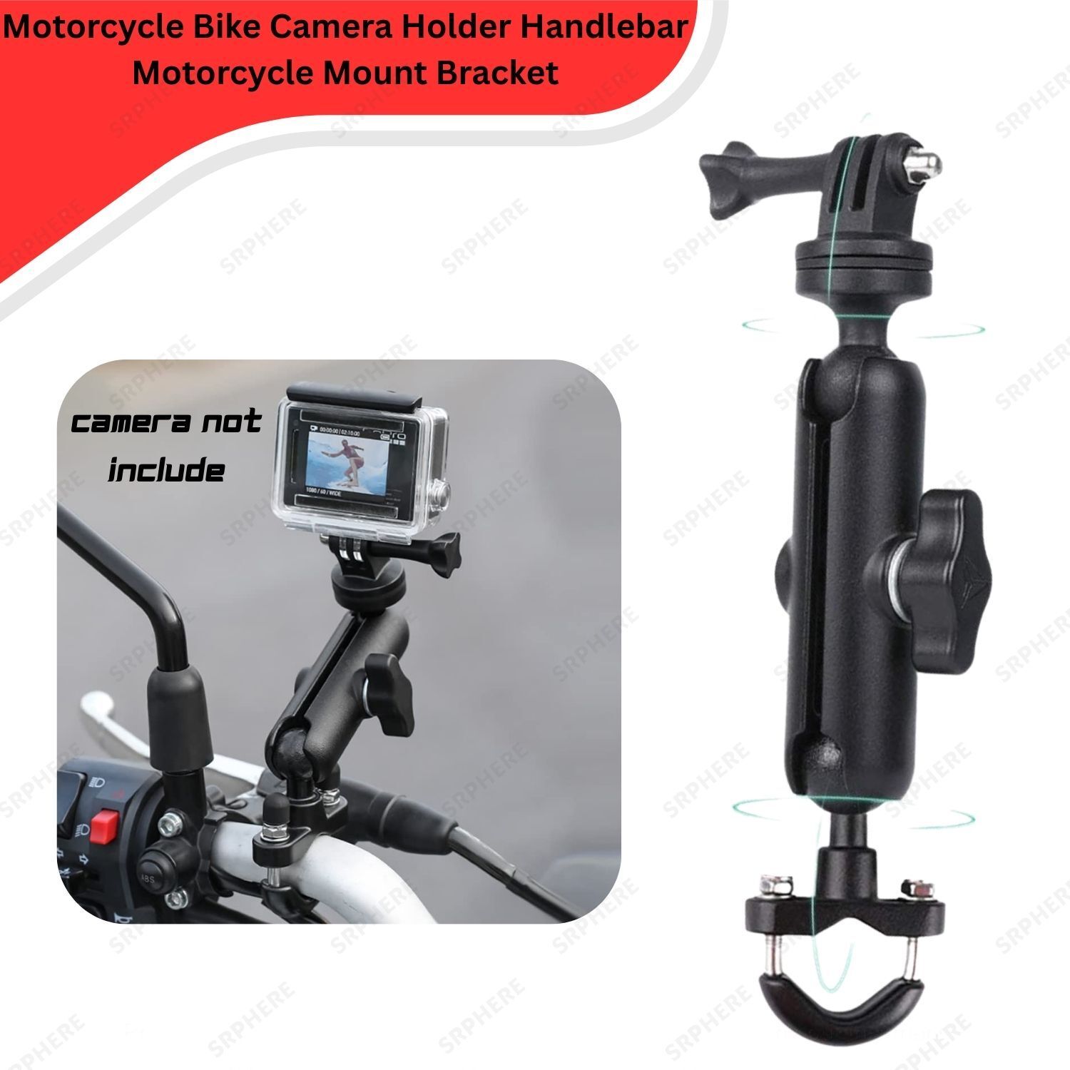 SRPHERE Handlebar Grip Camera Mount-picture-45