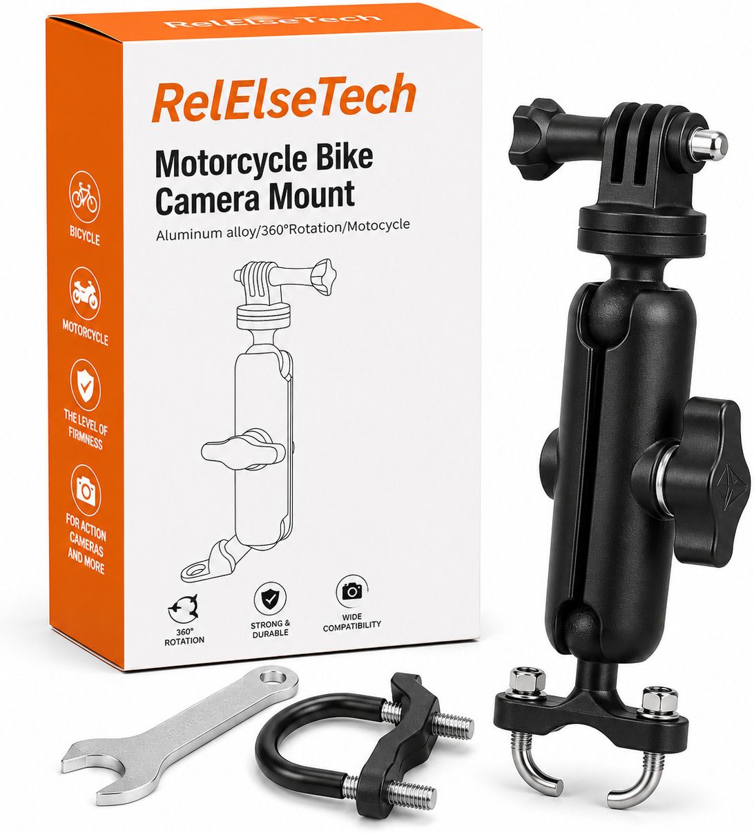 RelElseTech Handlebar Jaw Clamp Camera Mount-picture-41