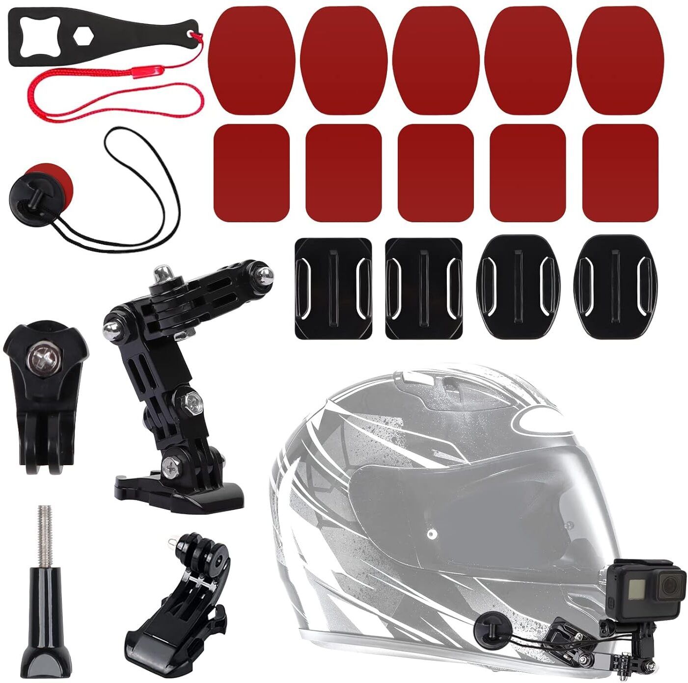 wallgenx Helmet Flat Placement Camera Mount-picture-31