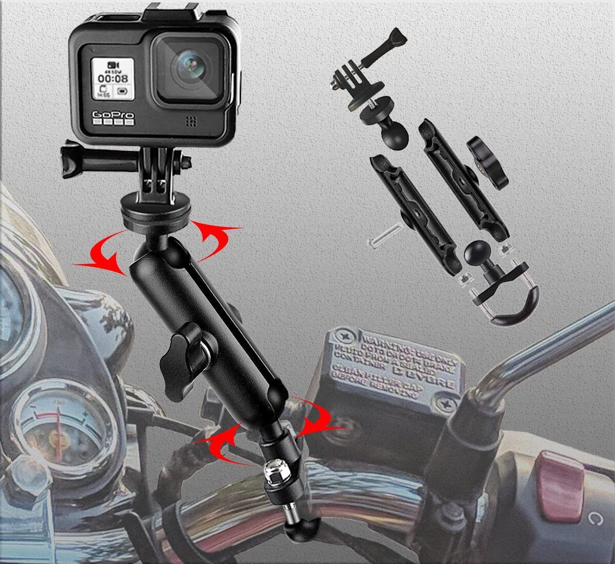 carempire Handlebar Jaw Clamp Camera Mount-picture-21