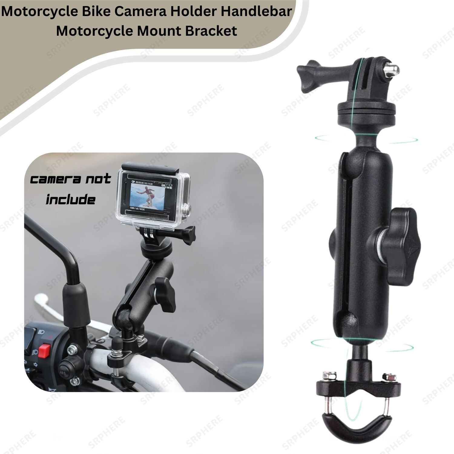 SRPHERE Handlebar Grip Camera Mount-picture-15