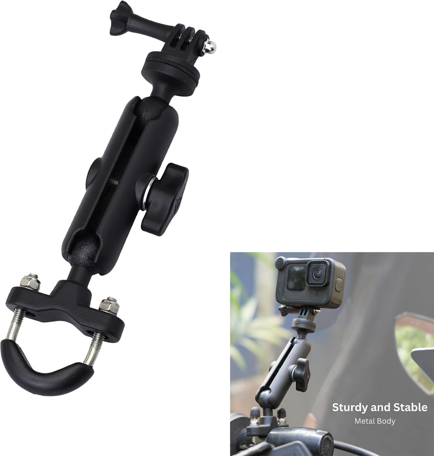 RACER'S EDGE Handlebar Flat Placement Camera Mount-picture-34