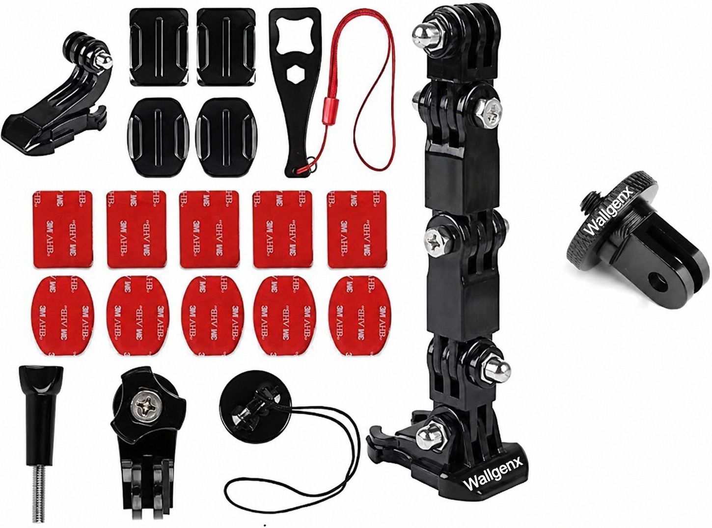 wallgenx Helmet Flat Placement Camera Mount-image-40
